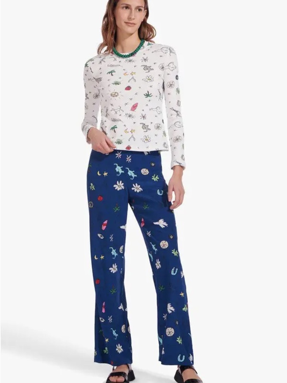 Staud Navy Bonita Pants